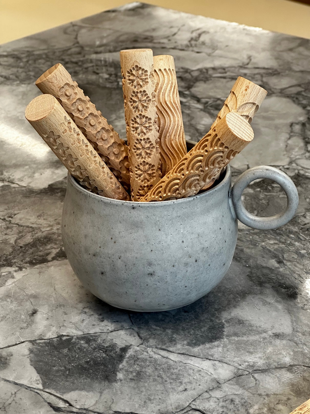 Wooden Texture Roller