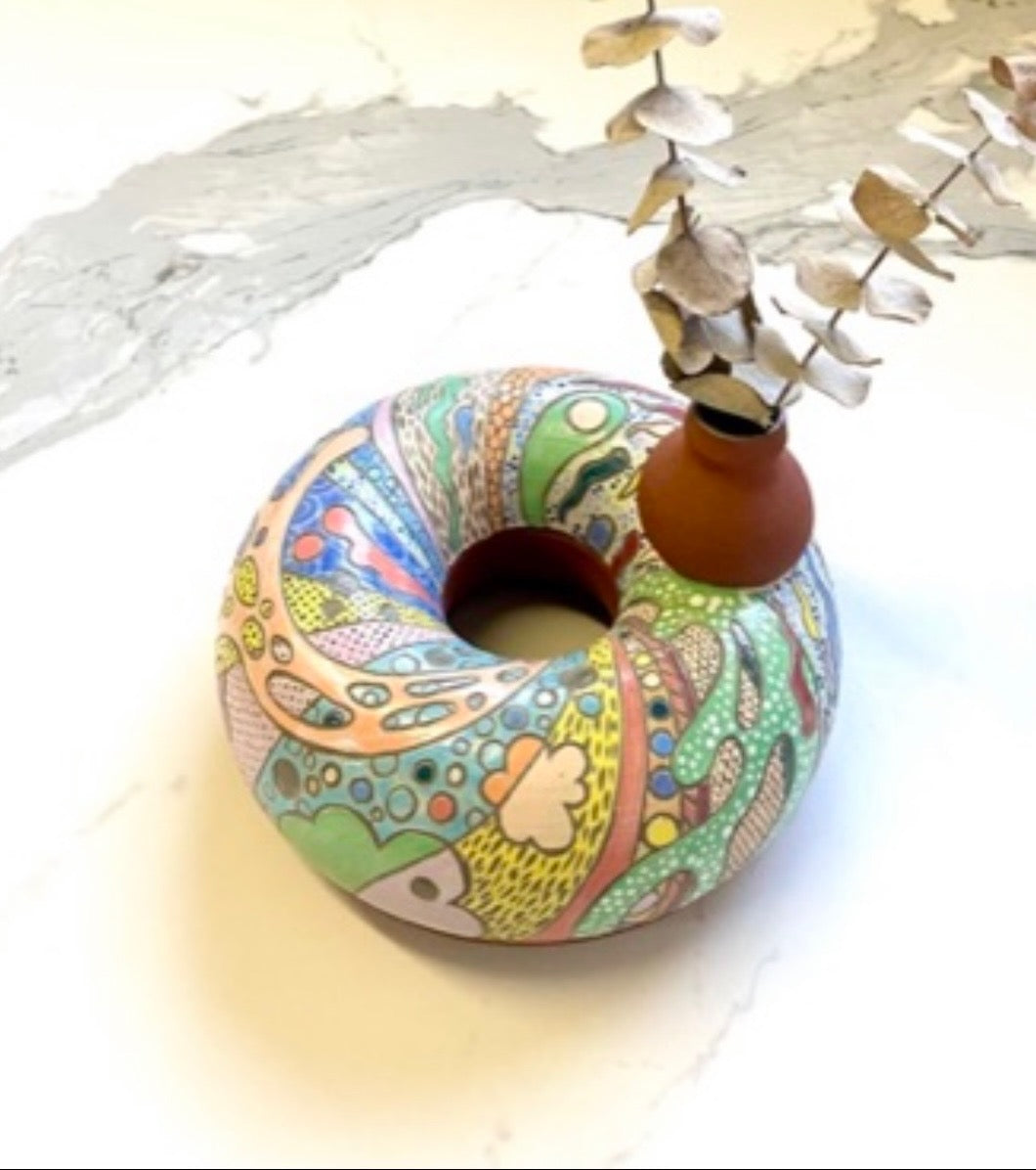 SUNDAY AFTERNOON: 2:30pm- 5.00pm INTERMEDIATE - SLIP DECORATING with Jackie JAN 7- FEB 11, 2024