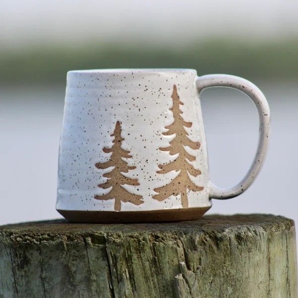 Pottery Paint and Sip - Snow Day Stencilled Mugs - Thursday, December 10th, 2026 - 6:00-8:30pm 19+