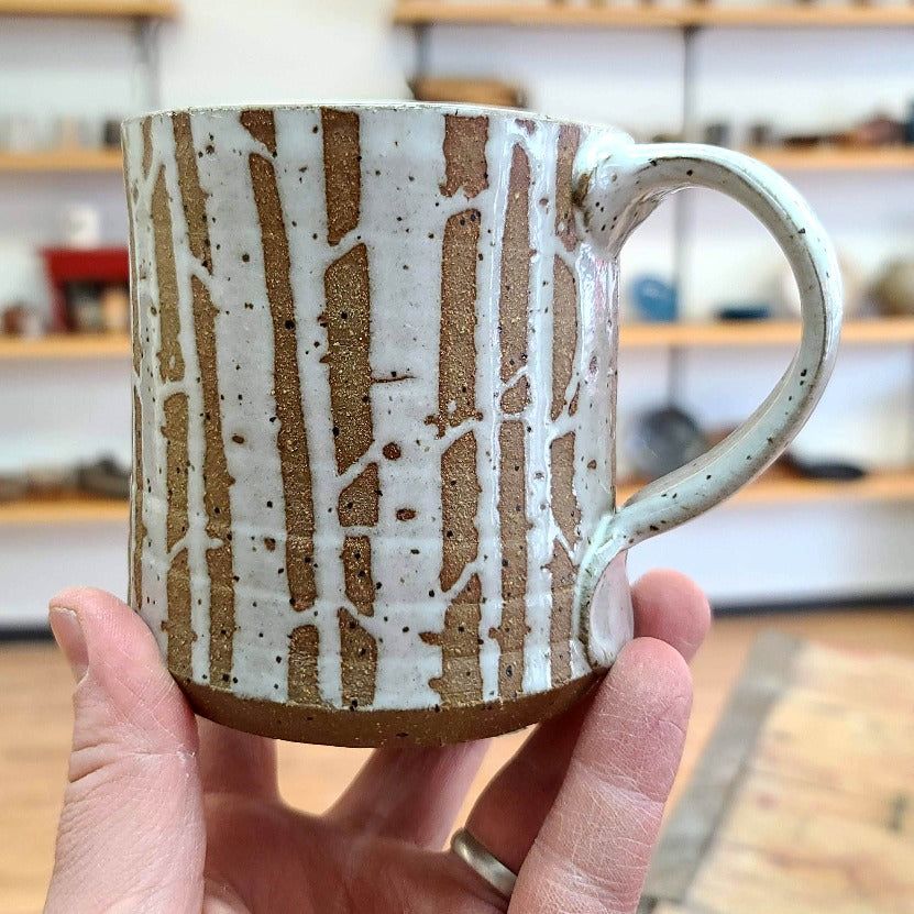 Pottery Paint and Sip - Autumn Stenciled Mugs - Thursday, October 15th, 2026 - 6:00-8:30pm 19+