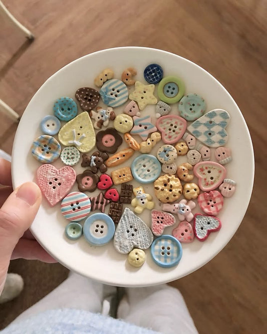 Sunday Crafternoon - Ceramic Buttons and Charms - August 23 2026 - 2:30-4:30pm