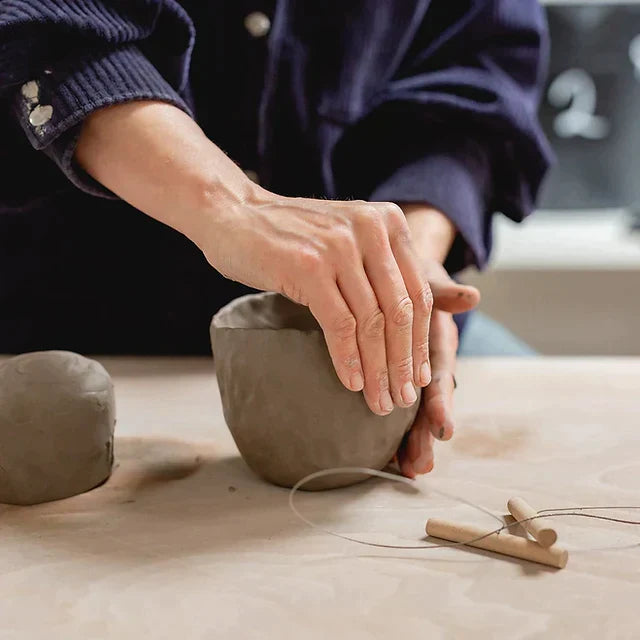 MONDAY EVENING: 6pm-8:30pm HAND BUILDING WITH CLAY,  February 17 - March 24, 2025