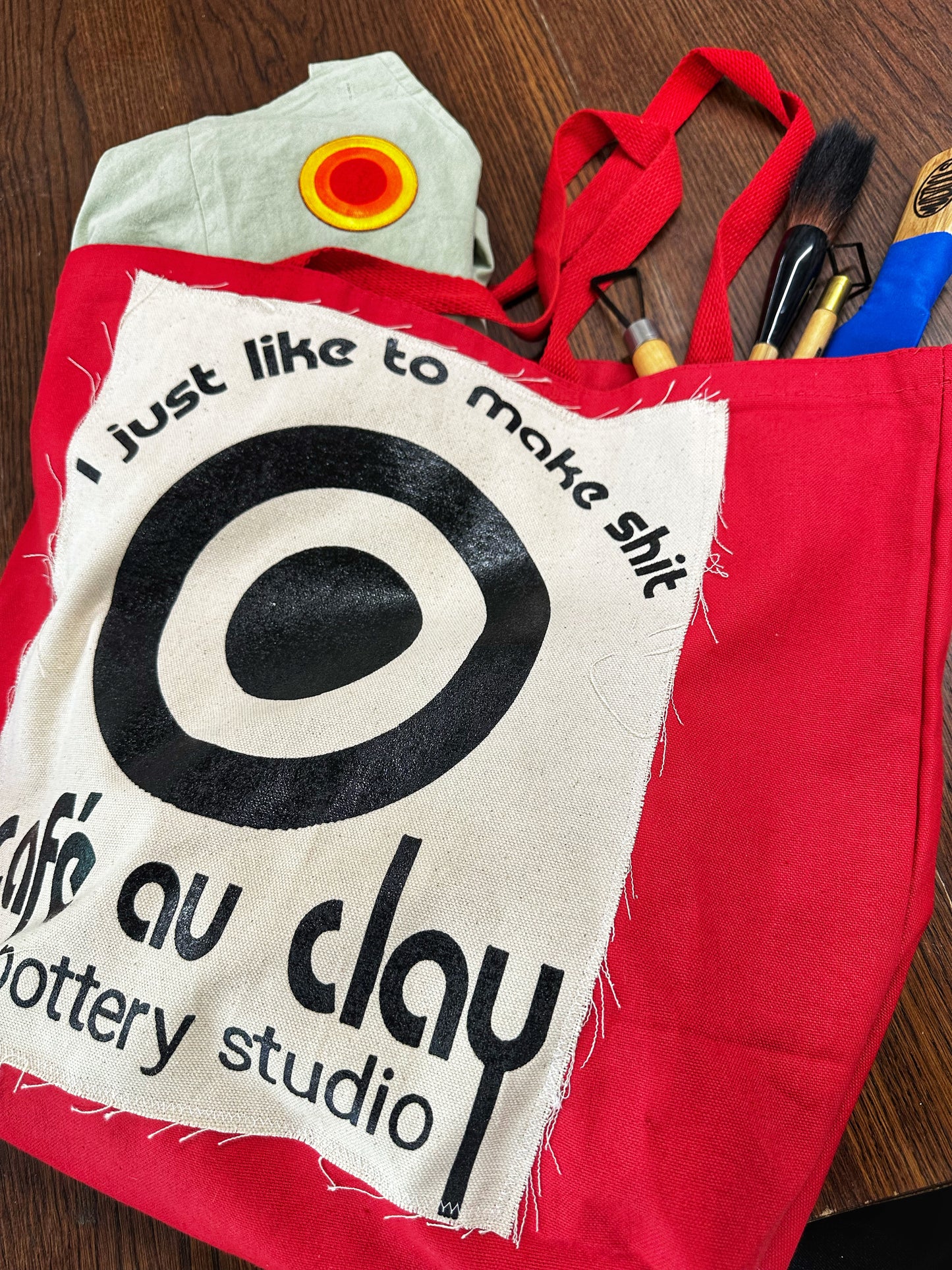 Cafe Au Clay Tote Bag